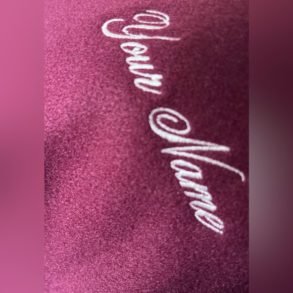 Top Man Burgundy Bomber Varsity Jacket - Picture 13 of 15